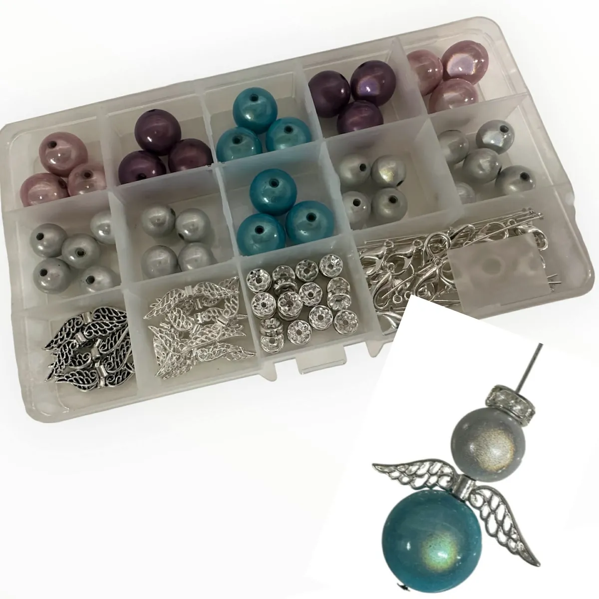 15 Miracle Engeli blau/rosa/lila (B1)