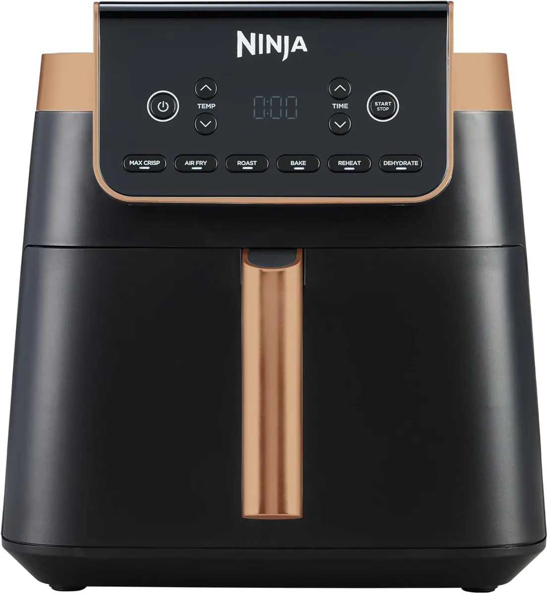 Heissluftfritteuse Max Pro mit Zubehör (6,2 L), Einzel 6.2L Kupfer/Schwarz