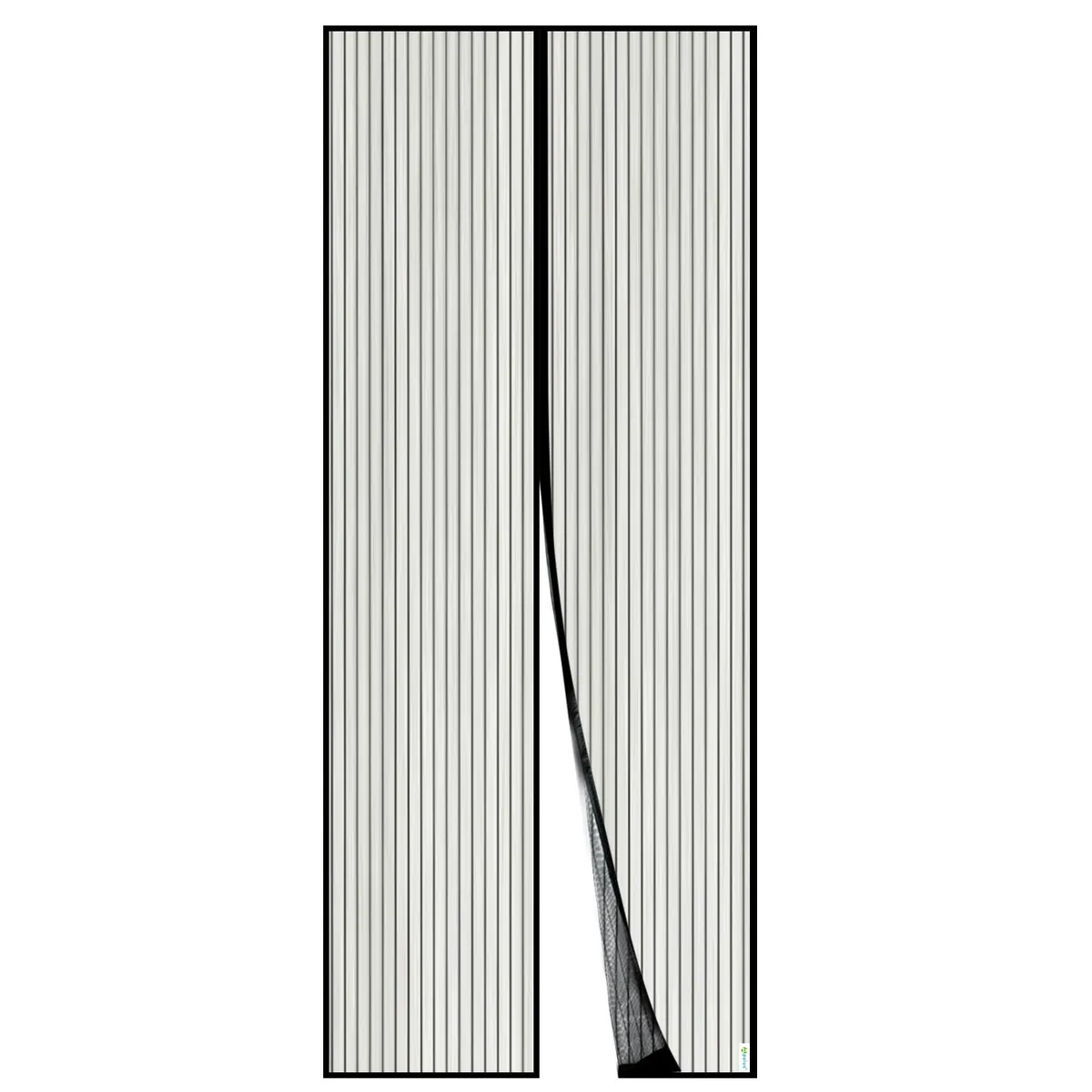 Magnet-Fliegengitter, 70x200 cm Schwarz