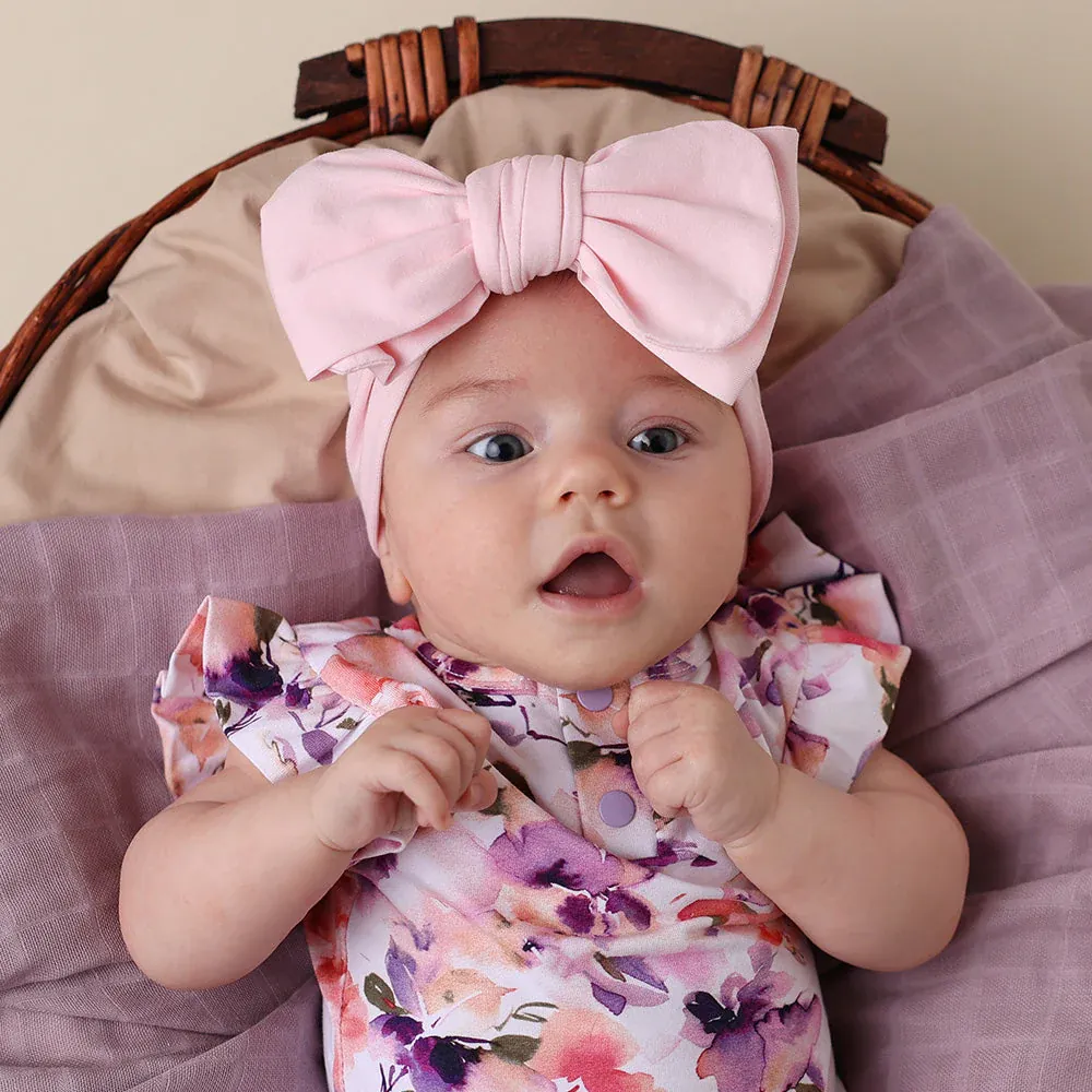 Oversize Stirnband Baby Pink
