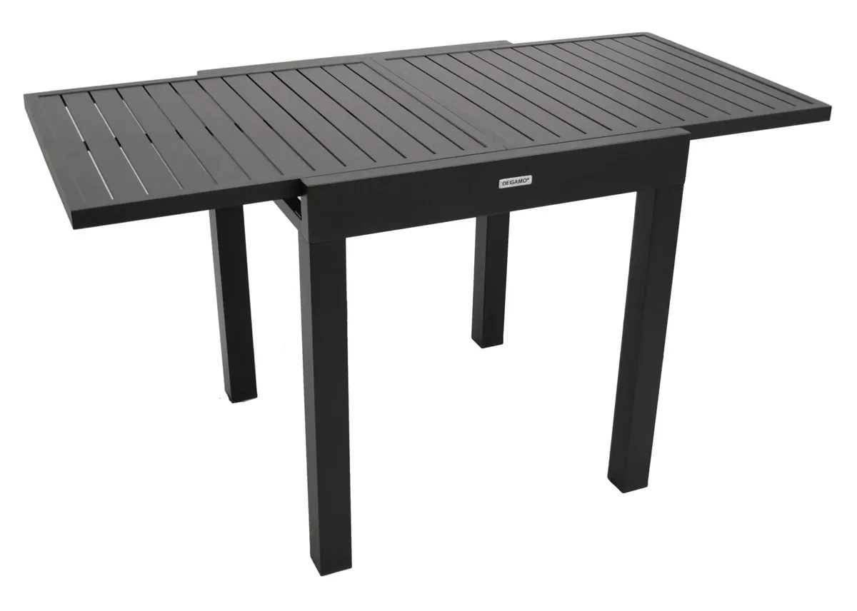 Gartentisch Balkon-Ausziehtisch ALCUDIA 70/140x70cm Alu anthrazit