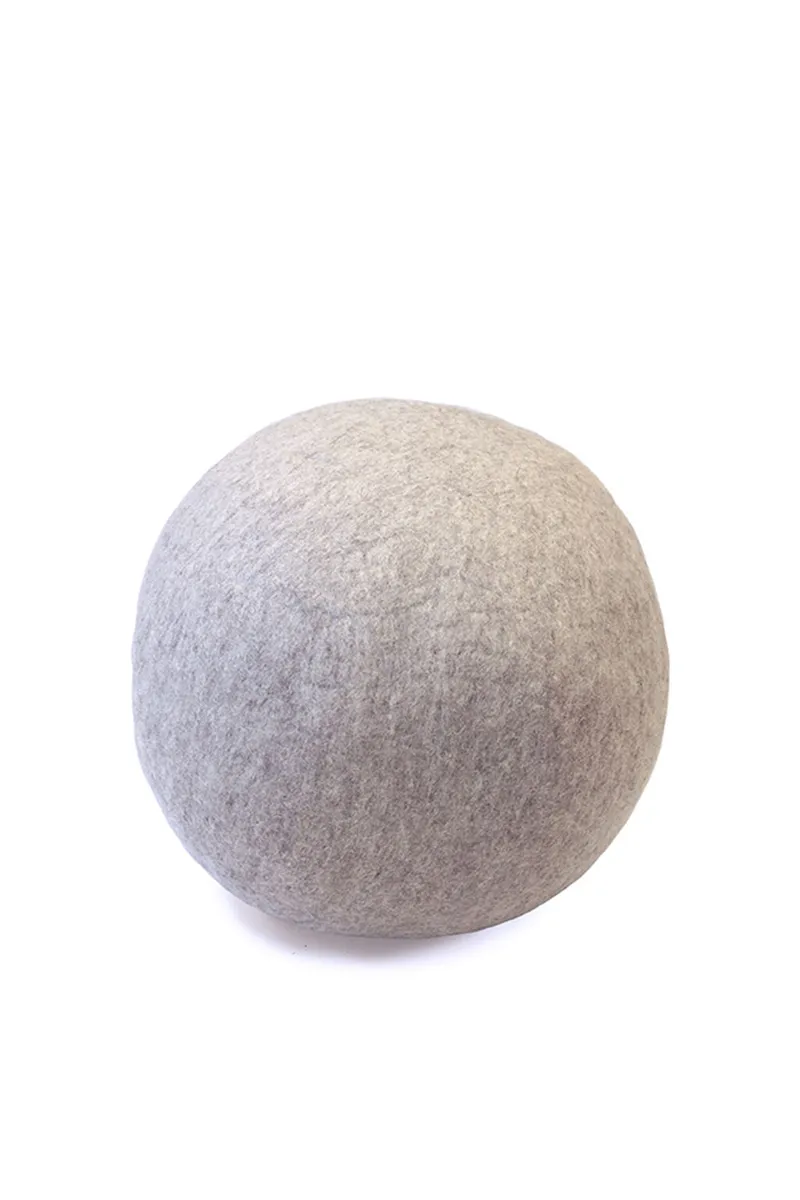 Muskhane Sitz-Kissen Rund "Chakati" | Light Stone