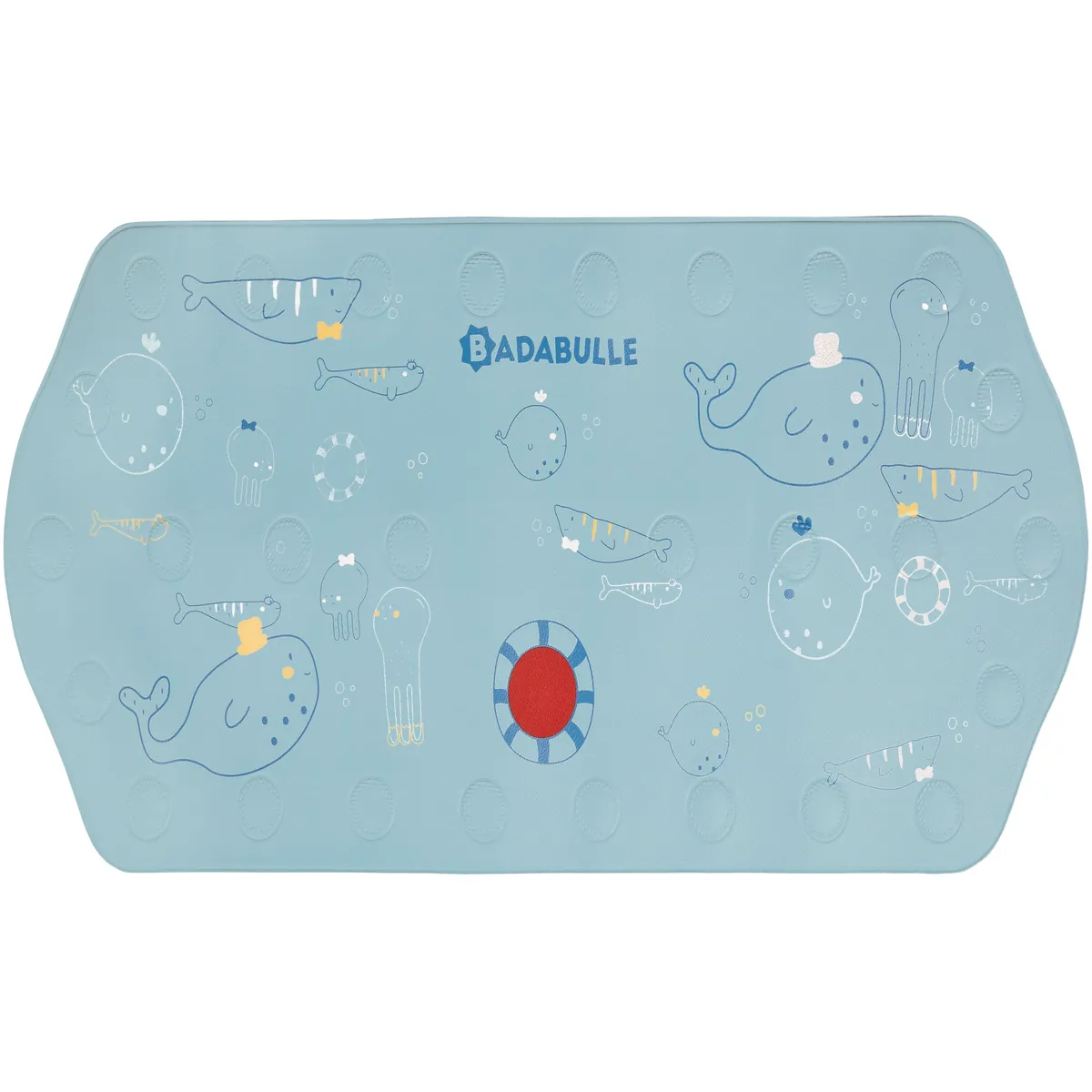 Badabulle XXL Badematte mit Thermometer Meerestiere
