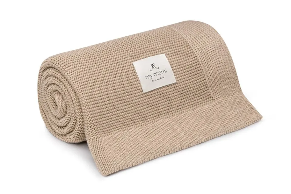 Bamboo Baby Blanket - Beige classic