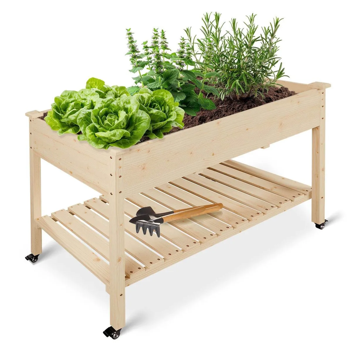 Hochbeet Freya mit Rädern