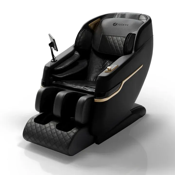 Massagesessel Naxos Bluetooth & Heizung Schwarz