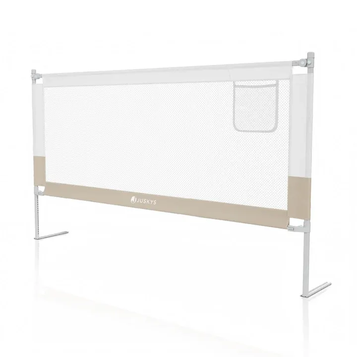 Baby Bettgitter Jaron Rausfallschutz 180 cm Beige