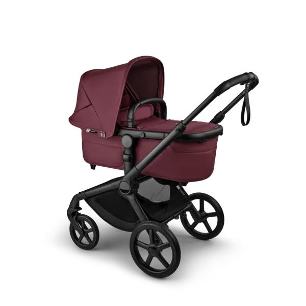 Bugaboo Fox 5 Renew komplett Schwarz/ Kirschrot-Kirschrot