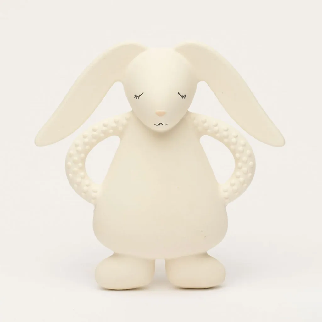 Teether Natural Rubber Bunny