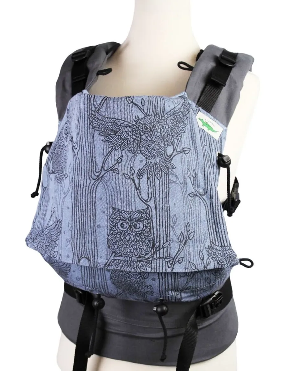 Buzzidil Babytrage I Owl so blue I - Standard Size