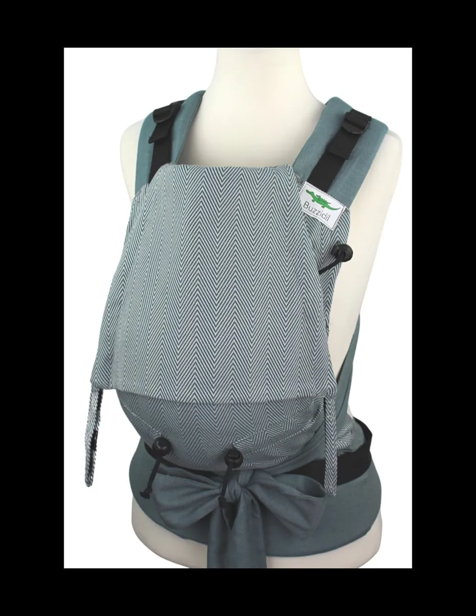 Buzzidil Babytrage MyTai Halfbuckle - Anthony Petrol