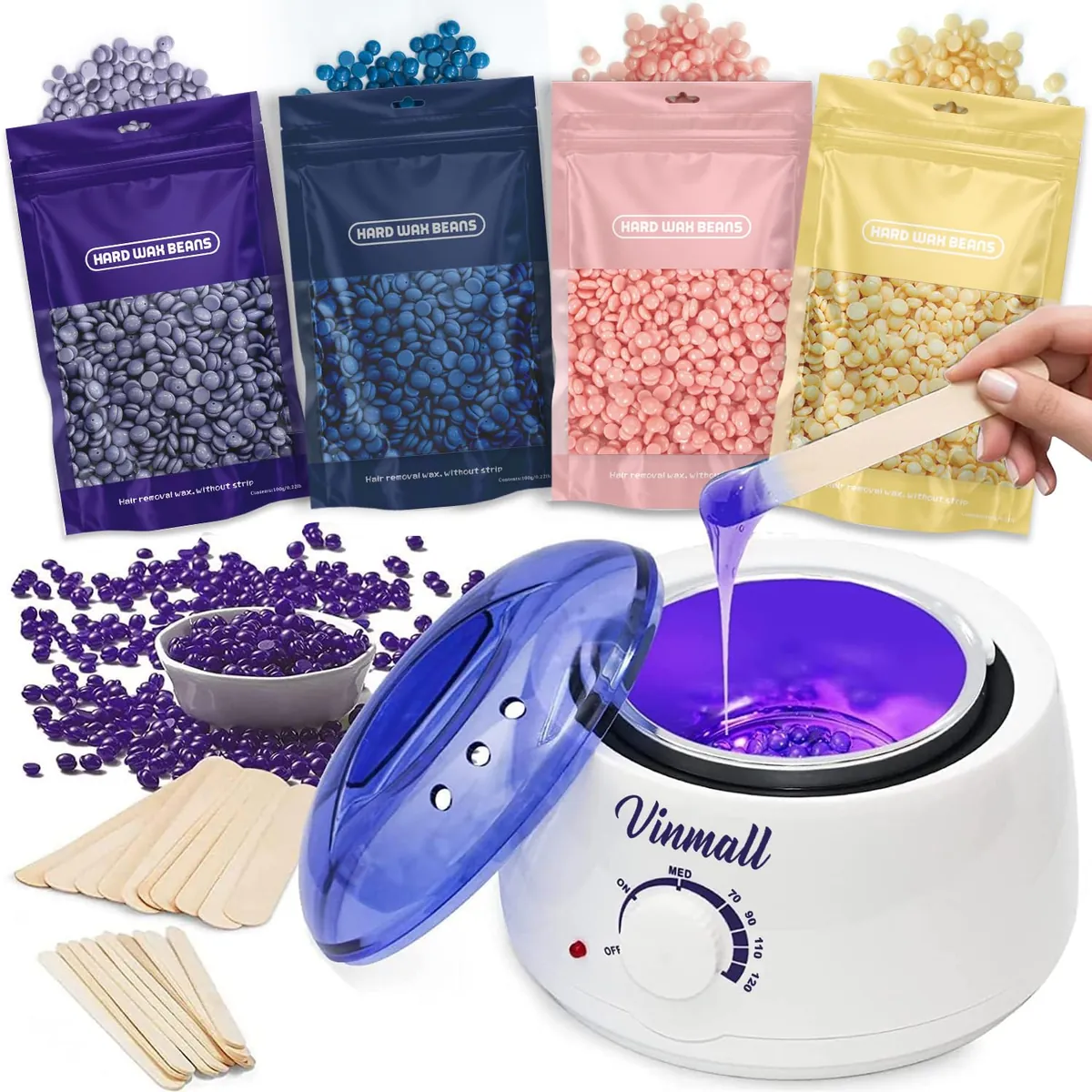 Waxing Set, Milchweiss