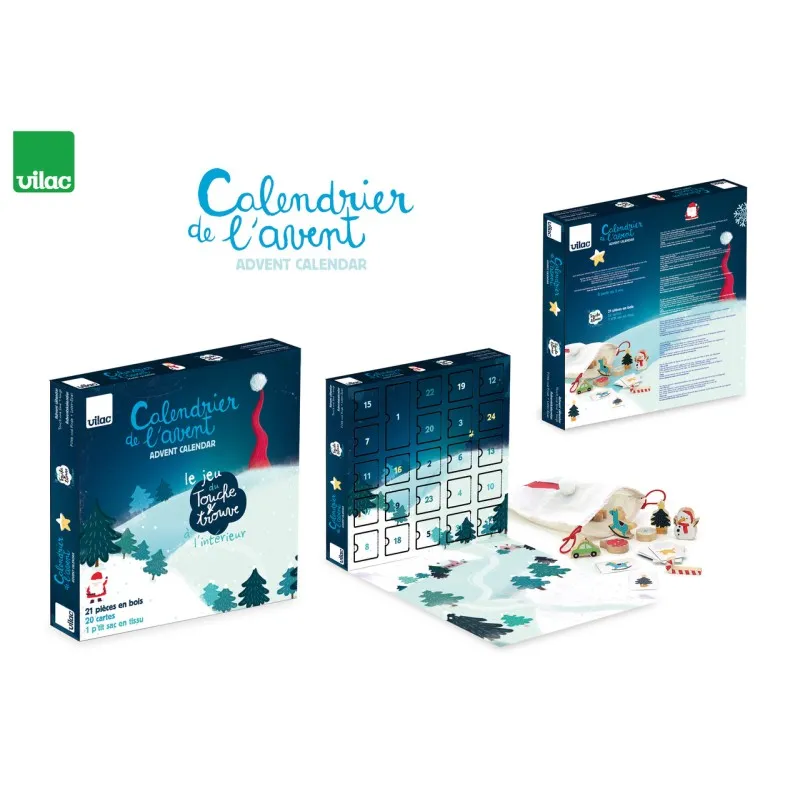 Calendrier de l'avent - Touche et Trouve