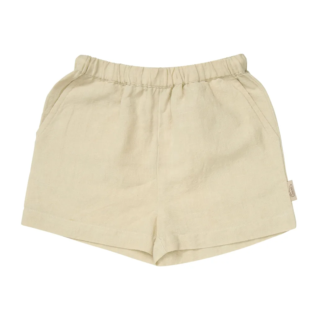 Cam Cam Shorts "Noa" | Beige Linen