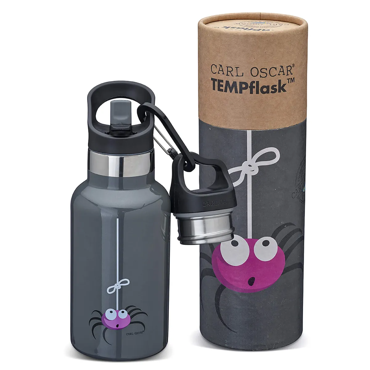 Thermo Trinkflasche - Grau