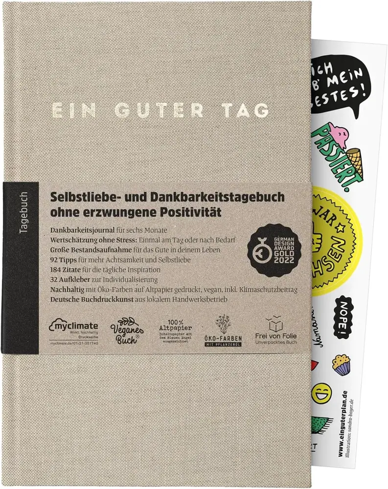 Selbstliebe- und Dankbarkeitstagebuch
