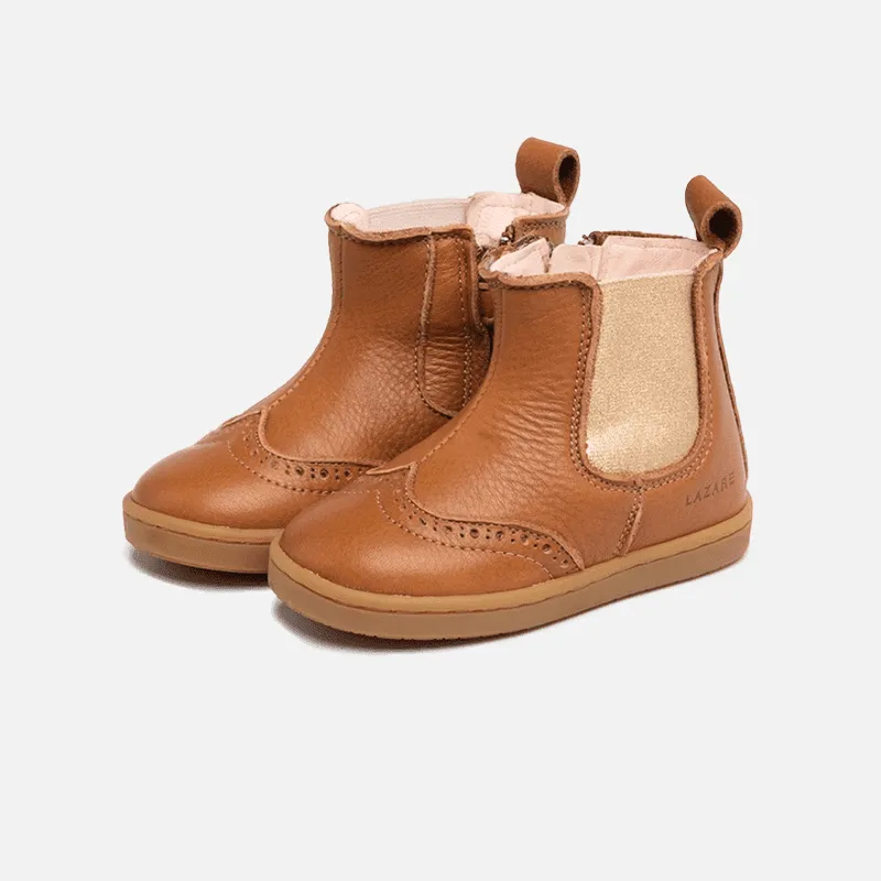 Axelle Lauflernschuhe Braun/Gold