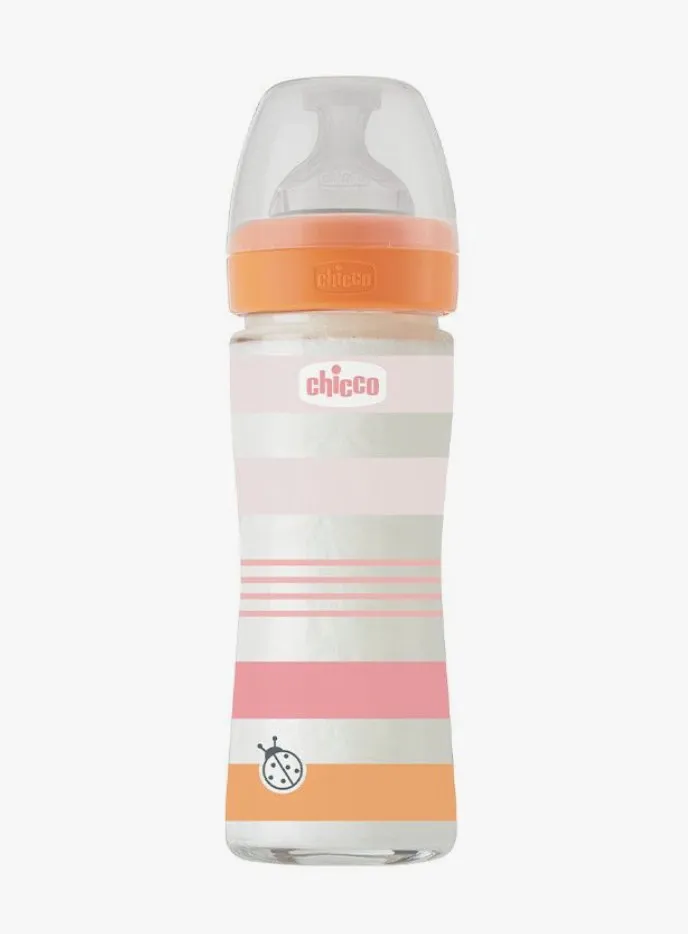 Chicco Babyfläschchen Well-Being Glas 240ml