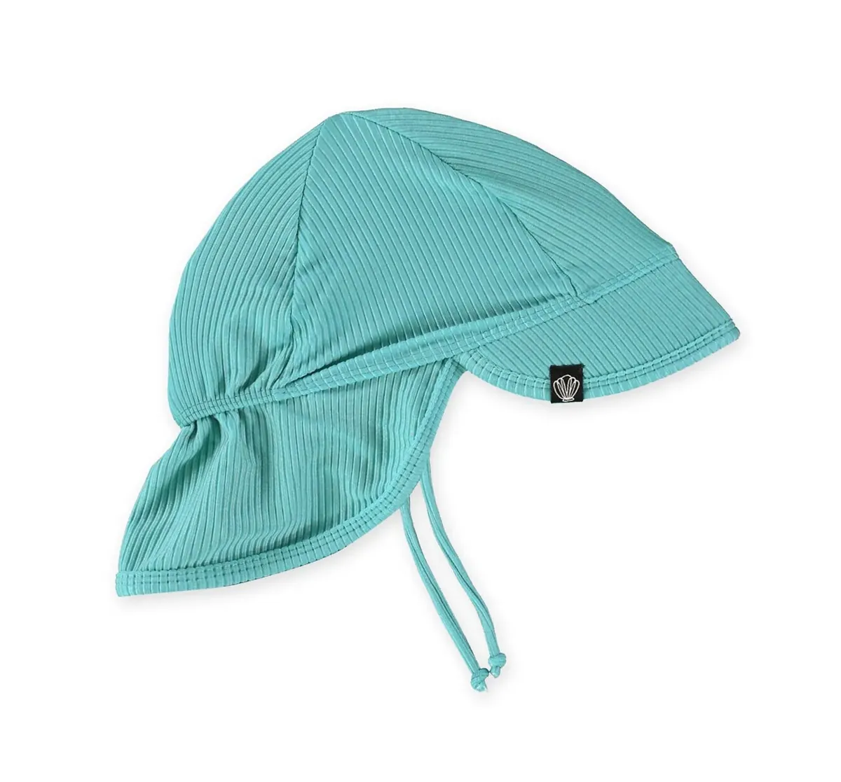 UV Badehut Ribbed Coastal Türkis