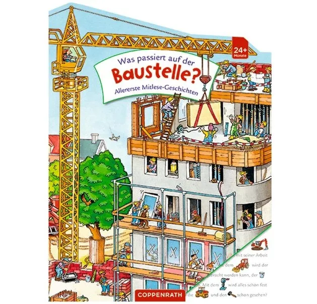 Was passiert auf der Baustelle? Allererste Mitlese-Geschichten