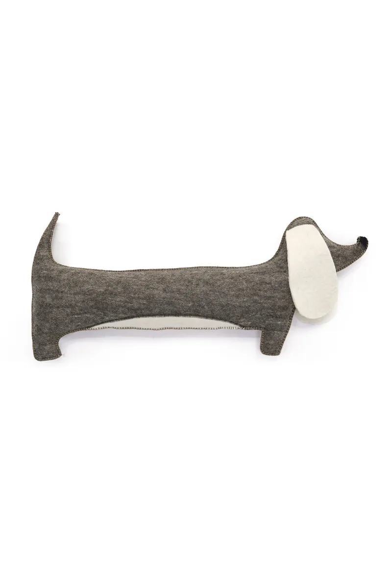 Muskhane Kissen "Pasu Sausage Dog" | Stein