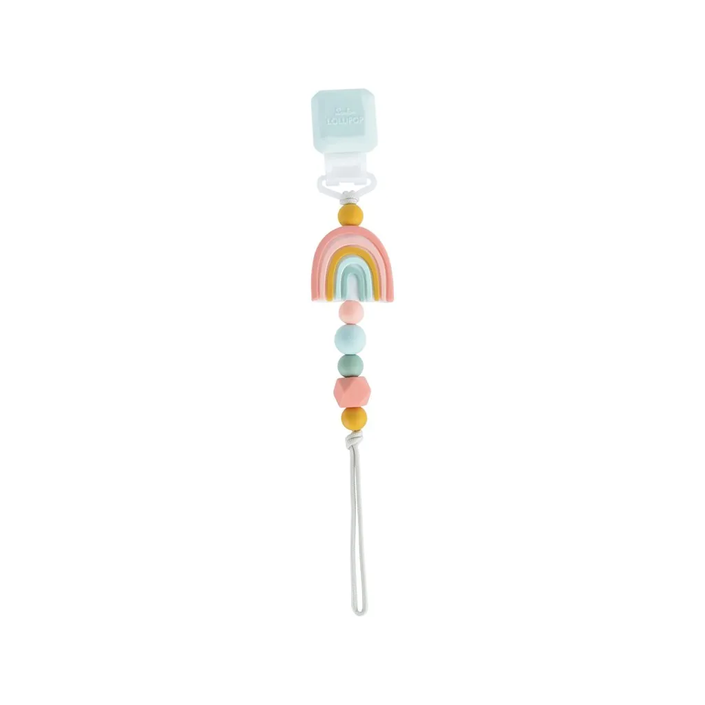Schnuller Clip Darling Rainbow
