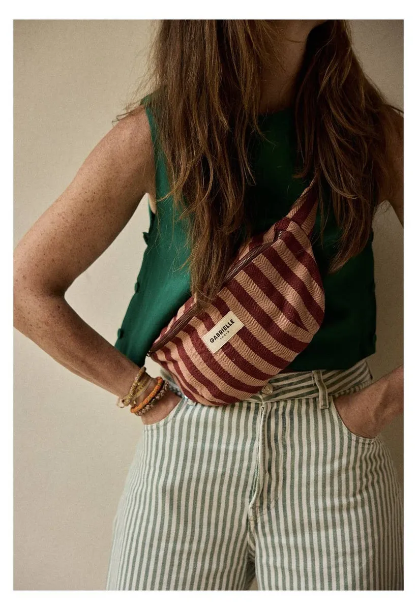 Gabrielle Paris Bauchtasche | Streifen Garance
