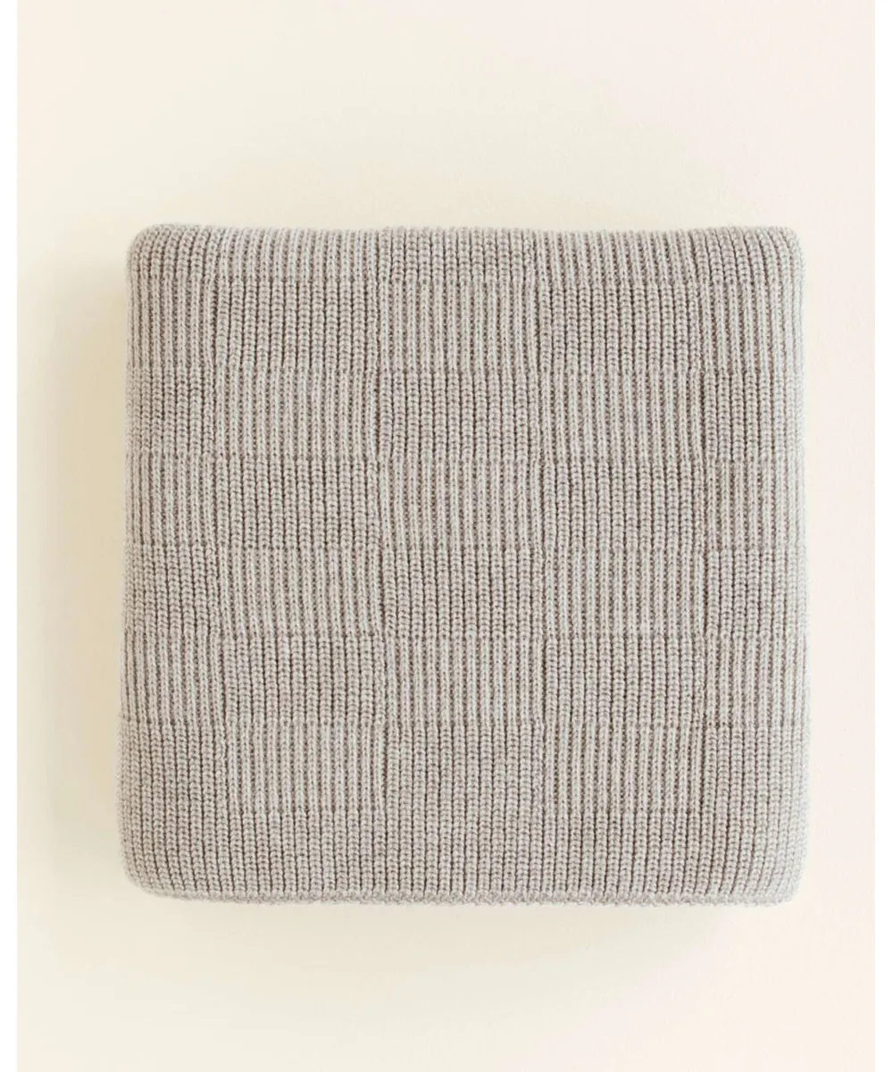hvid • Decke Ivy pebble