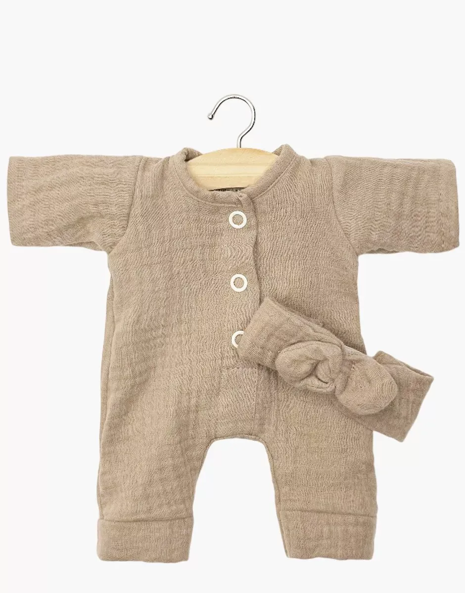 Minikane Babies Puppenkleid-Overall "Lili" Moka