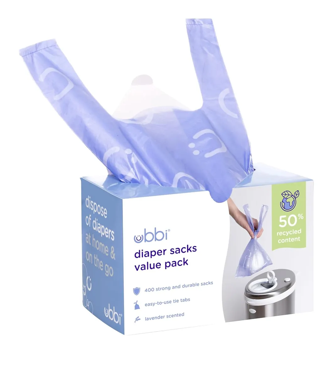 Windeltüten mit Lavendelduft, 400 stück (1er Pack)