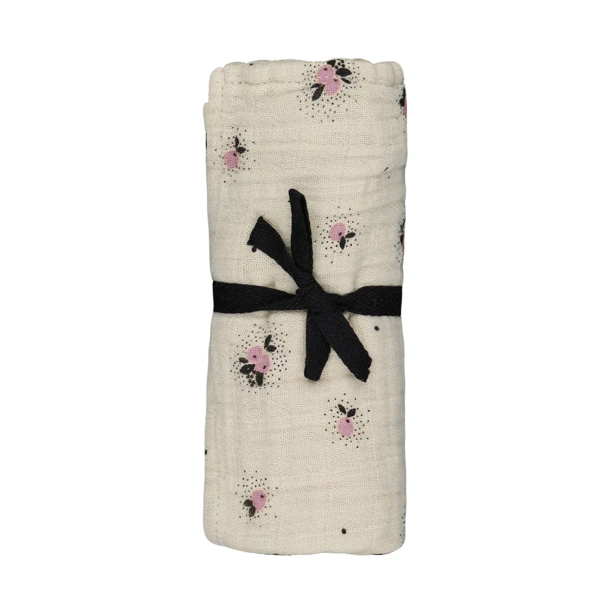 Rose in April Bianca Swaddle | Flieder Apfel 110x110 cm