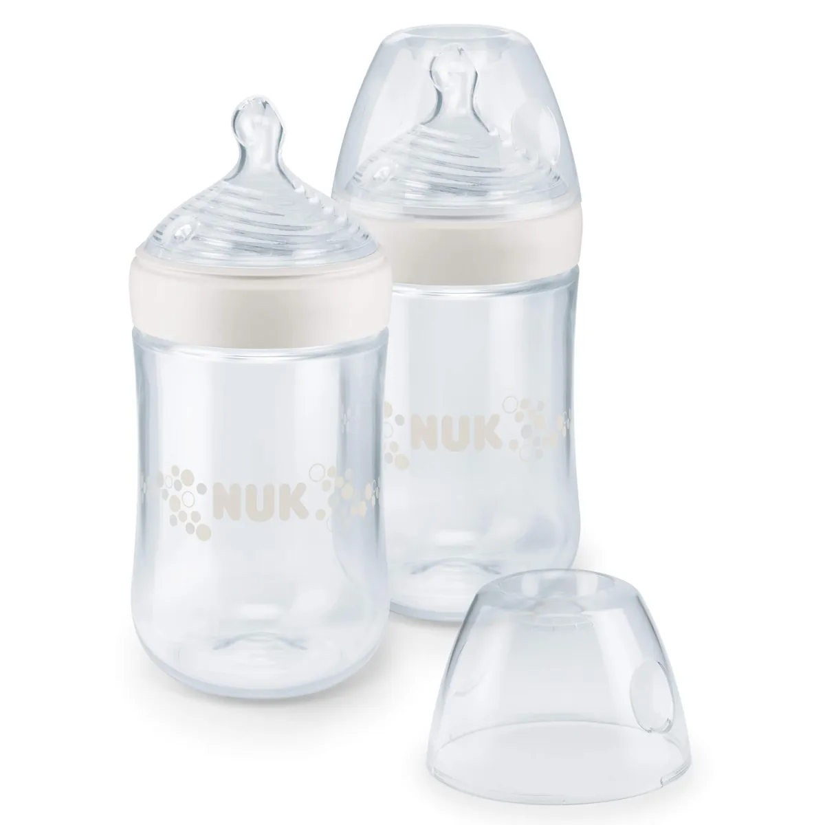 Nature Sense Babyflaschen-Set, 1 stück (2er Pack) Ohne Temperature Control Seifenblasen (Weiss)