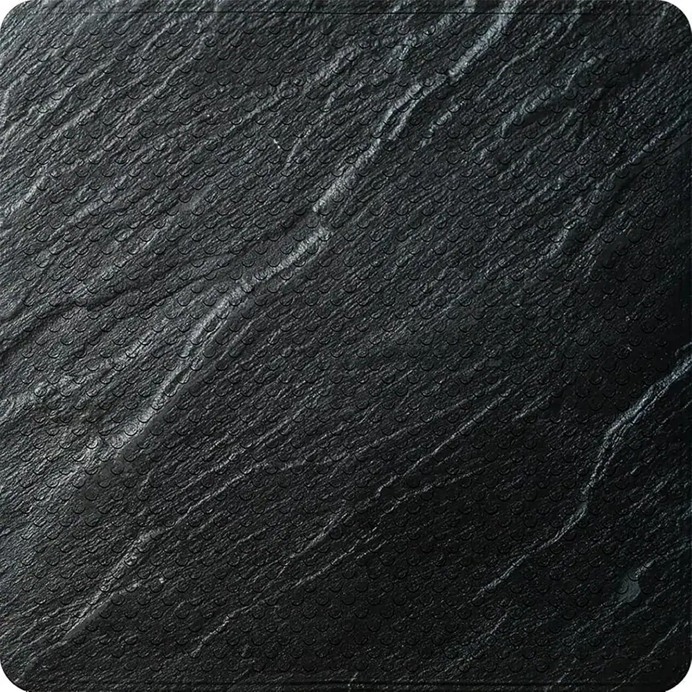 Rutschfest Badematte, schimmelresistent, Granit-Motiv, Granit