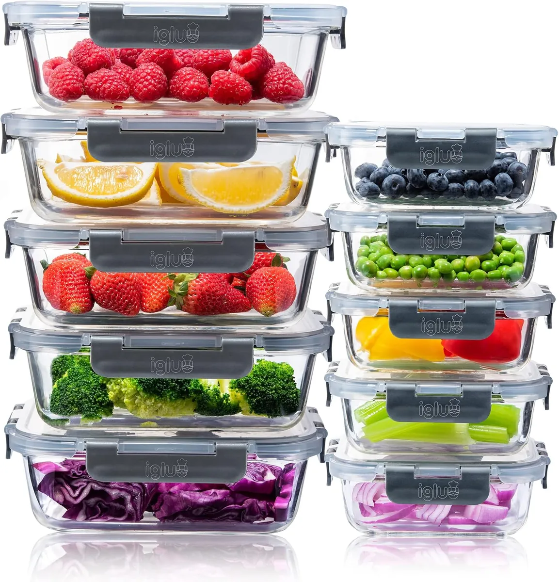 Meal Prep - 10-teiliges Frischhaltedosen-Set