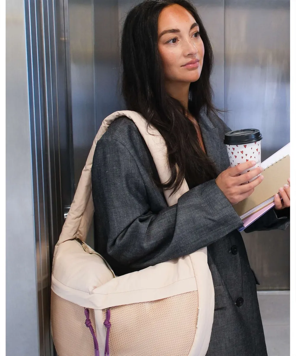 Studio Noos • Adult Crossbody Bag Patchwork oatmeal
