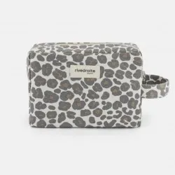 Rive Droite Necessaire "Tournelles" Leopard Grey