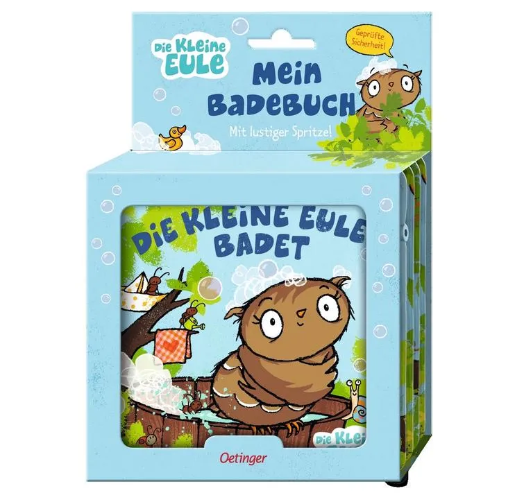 Badebuch - Die kleine Eule badet
