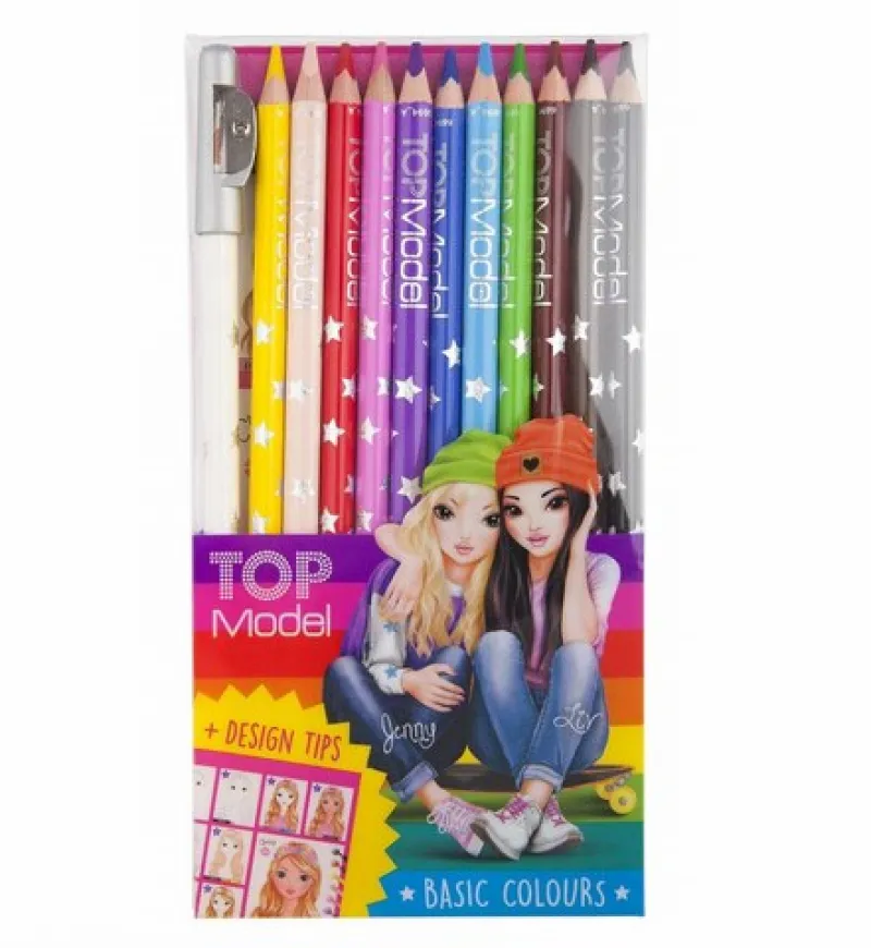 Buntstifte Basic Farben, 12er Etui