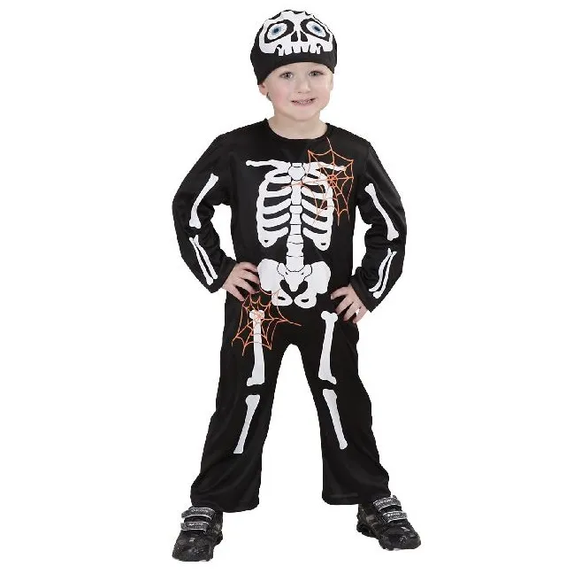 Kinderkostüm Skelett Boy