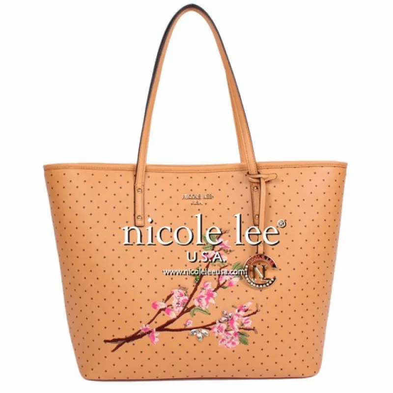 Handtasche Kayley Floral Shopper Bag Camel