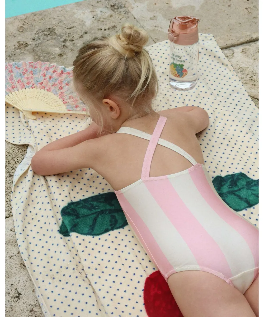 Konges Sløjd • Pomia Badeanzug candy rose stripe