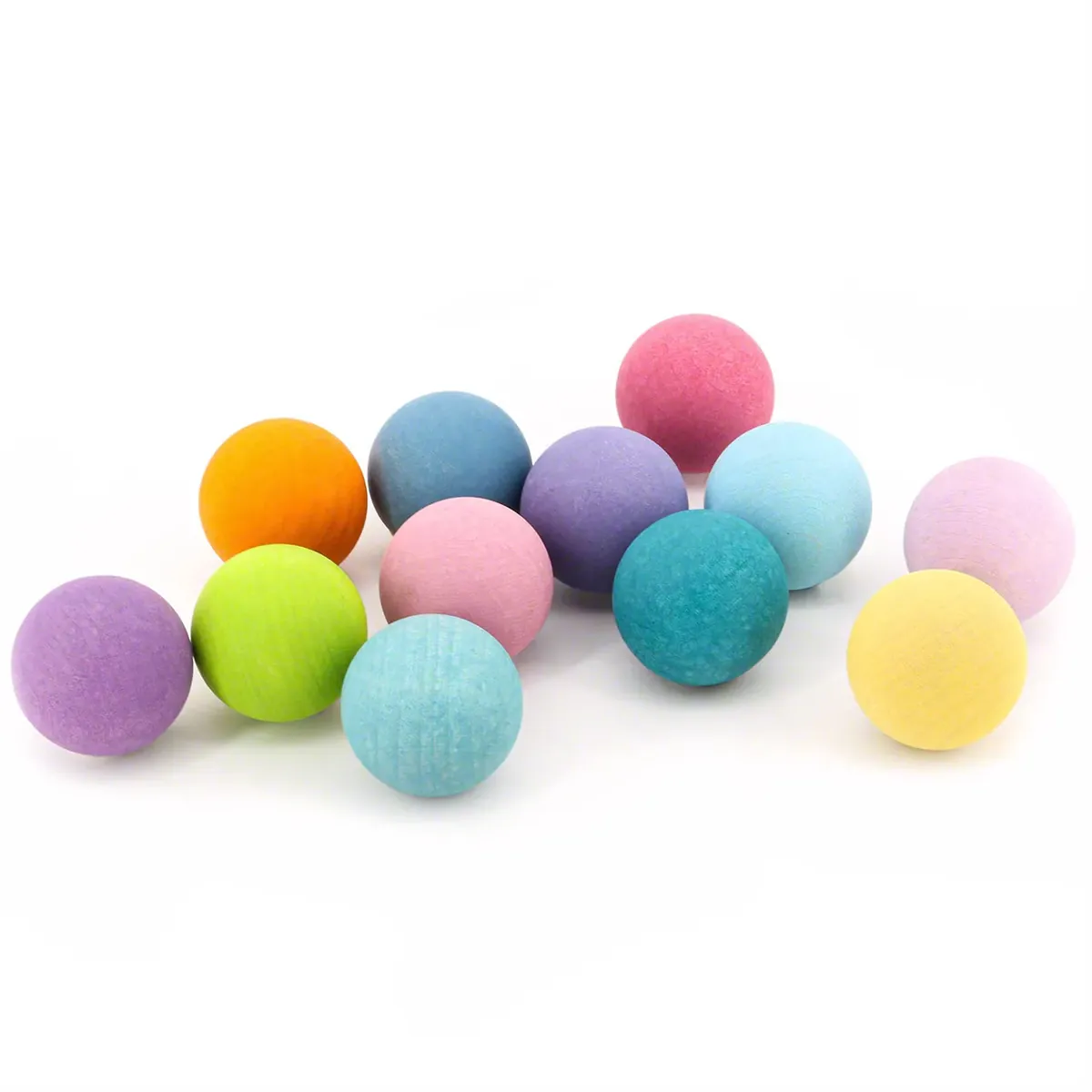 GRIMM’S Holzkugeln – 12 Pastellkugeln