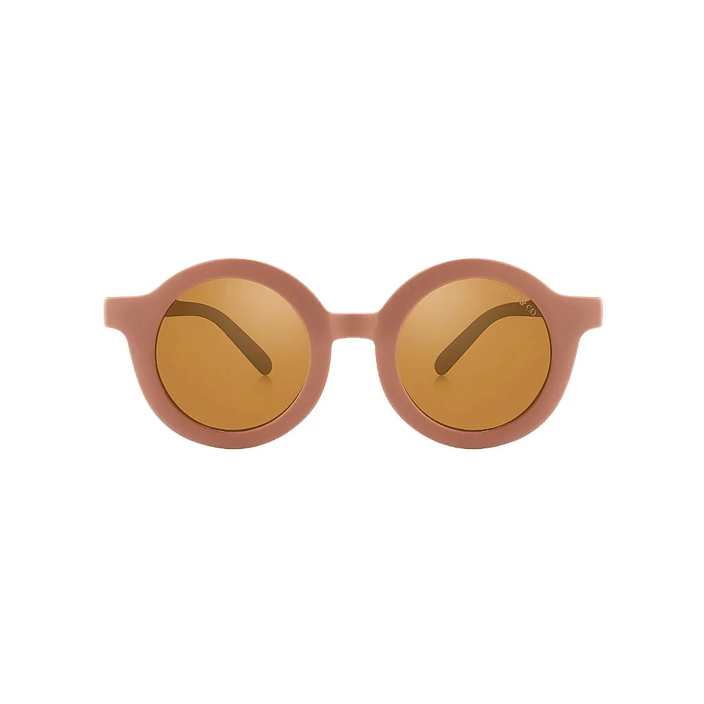 Grech & Co Sonnenbrille Kids 1-8 Jahre "Original Round Heather Rose"
