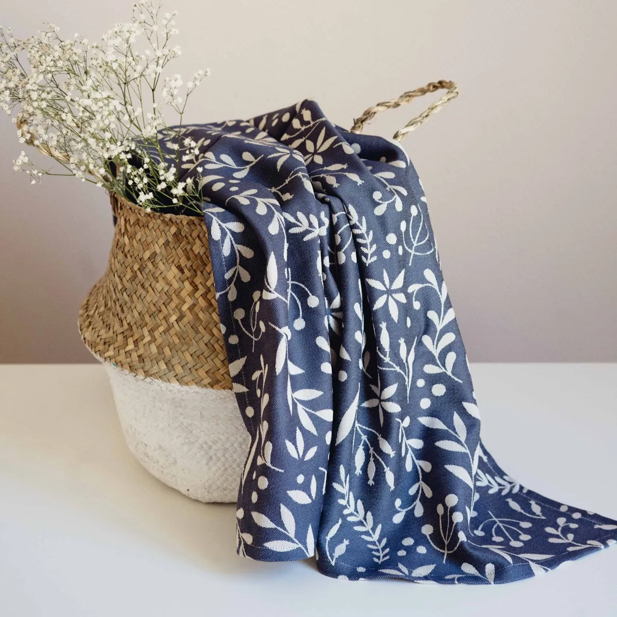 Limas Tragetuch flora blue