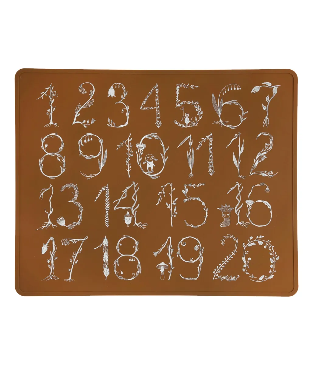 Silikon Tischset Numbers
