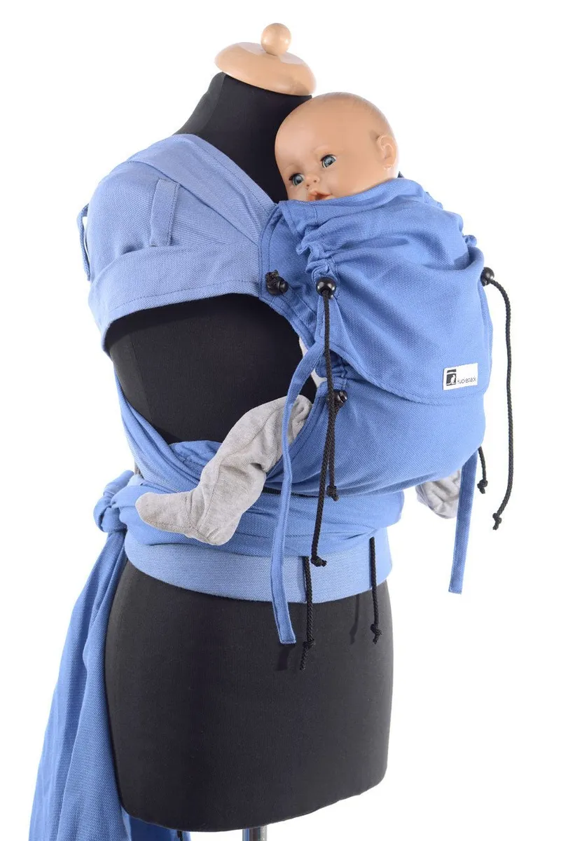 Huckepack Wrap Tai Baby blau