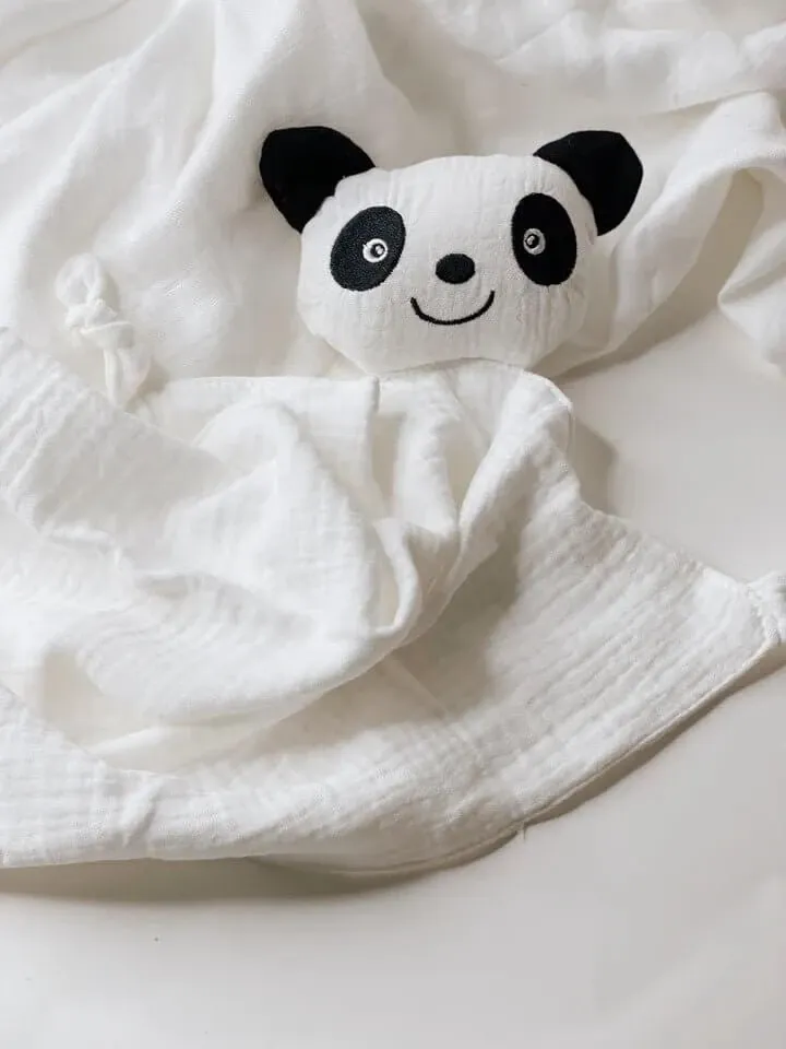 Panda Blanco Schmusetuch