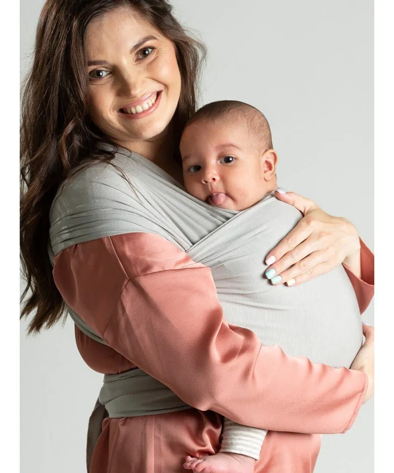 Isara Stretchy Wrap - Elastisches Tragetuch - silver grey