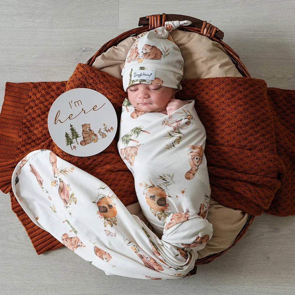 Swaddledecke Bears mit Beanie