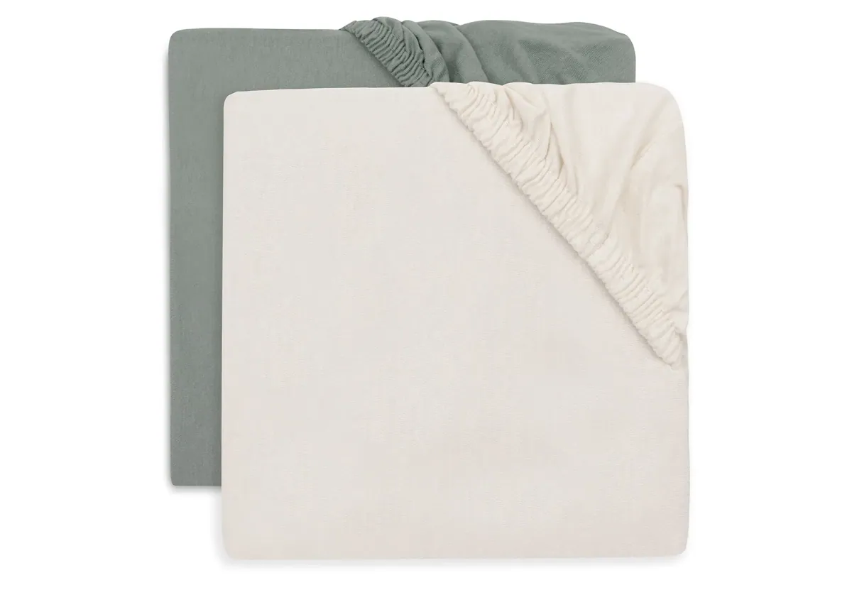 Jollein Jersey Spannbettlaken 60 x 120cm Doppelpack